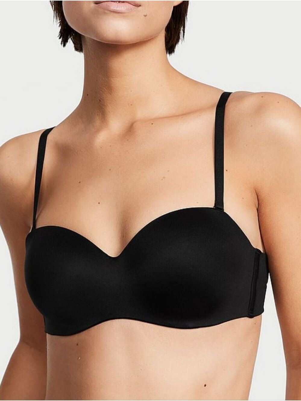Body By Victoria Lightly Lined Smooth Strapless Bra Sz 32D
